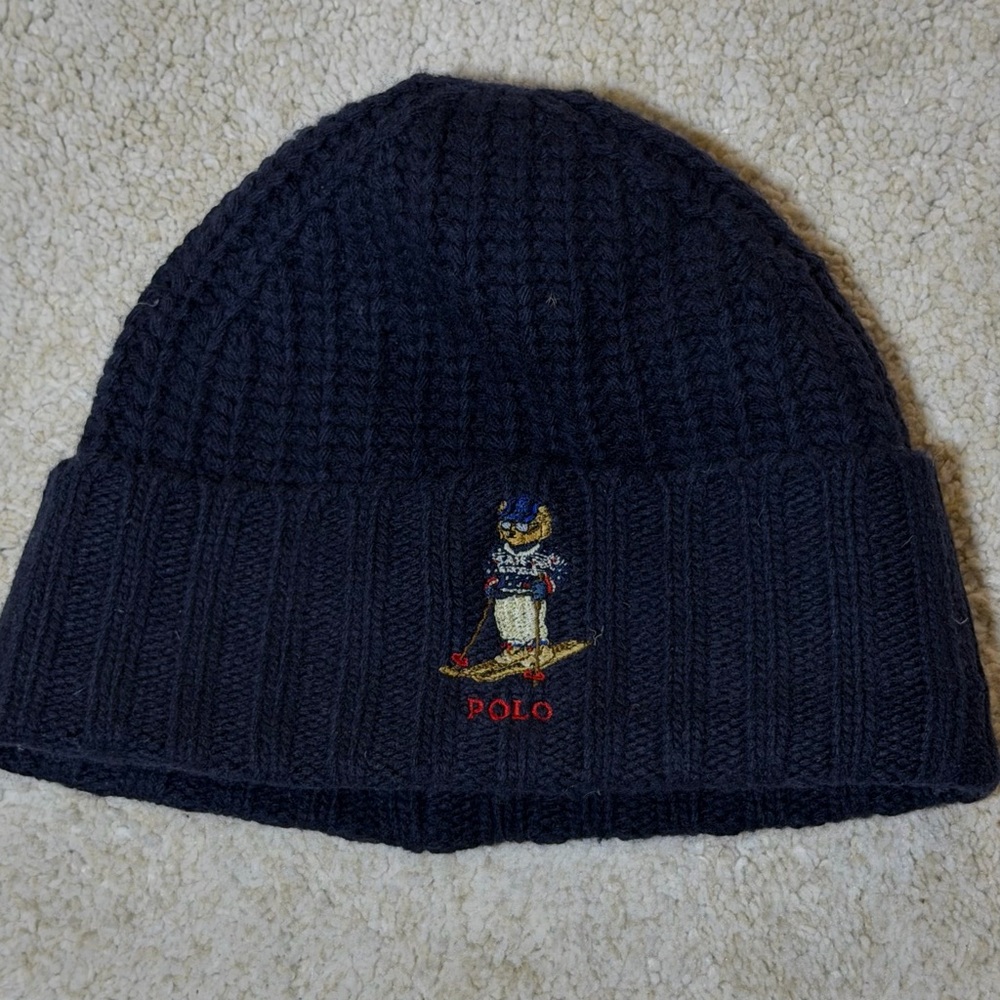 Ralph Lauren Dark Blue Knit Hat